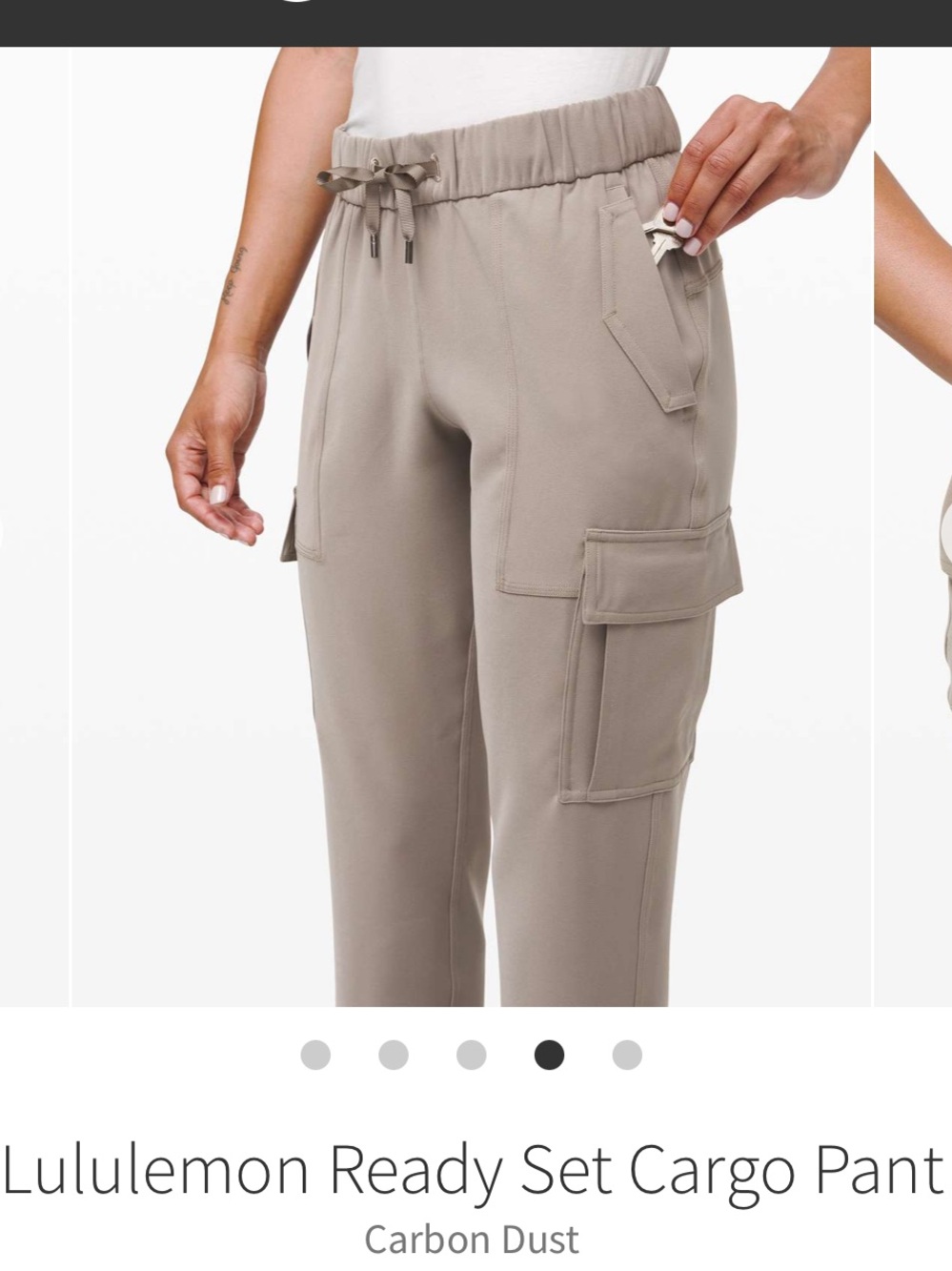 lululemon athletica Cargo Jogger in Grey